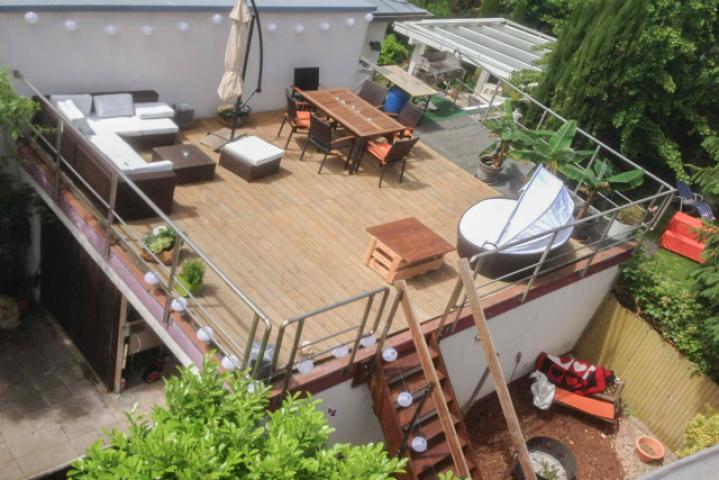 Garagen Terrasse