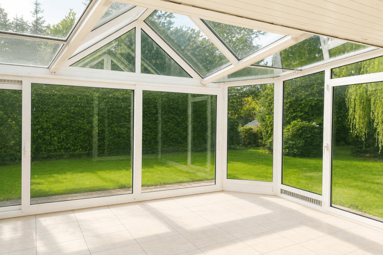 Der Wintergarten mit Ausblick