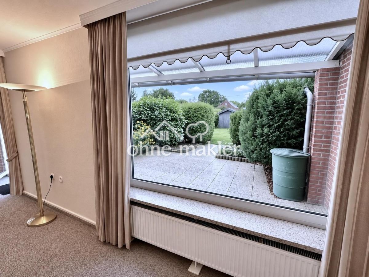 Großes Fenster im Wohnbereich