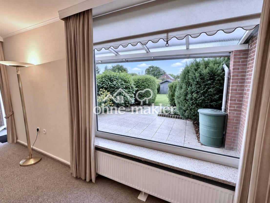 Großes Fenster im Wohnbereich