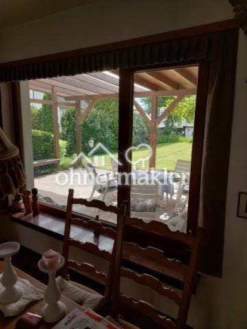 Blick von Diele in Garten