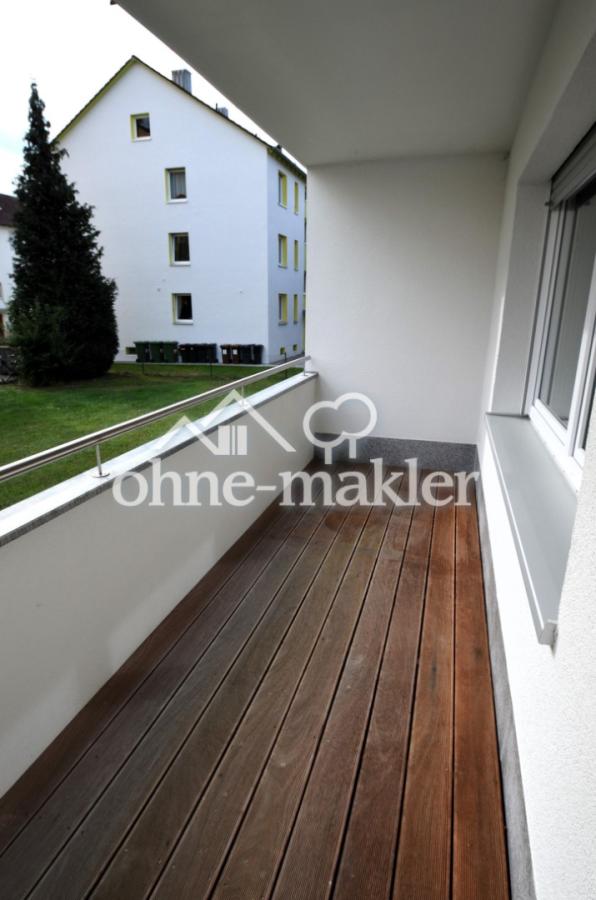 großer Balkon