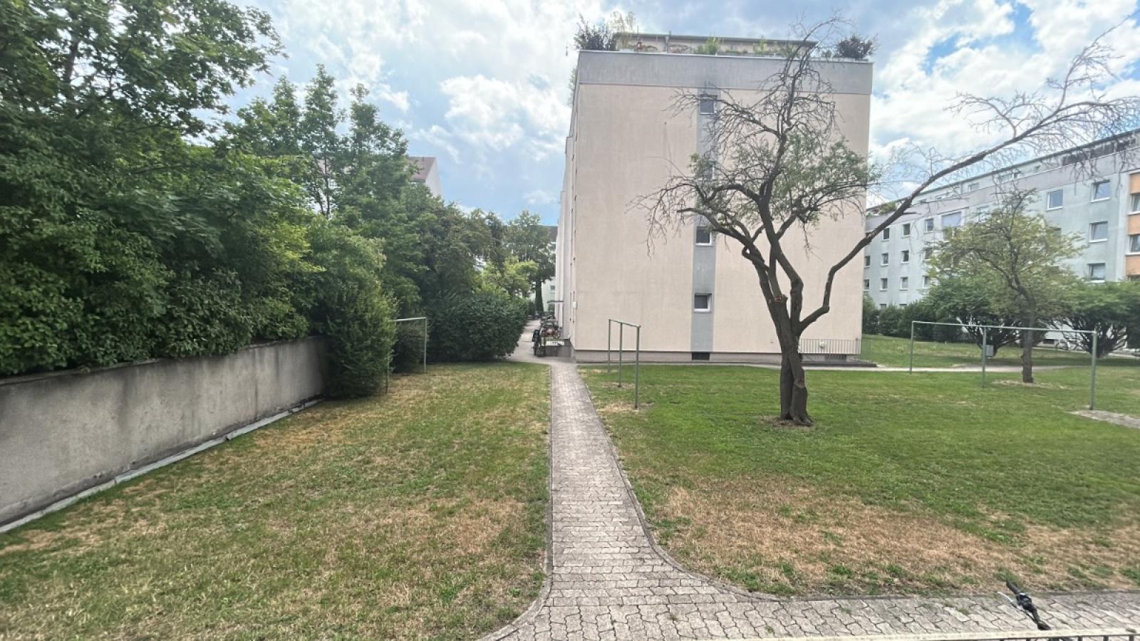 Blick vom Balkon