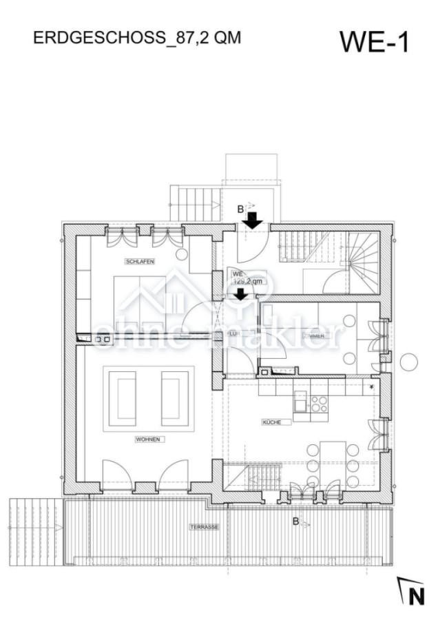 Grundriss EG/Hochparterre
