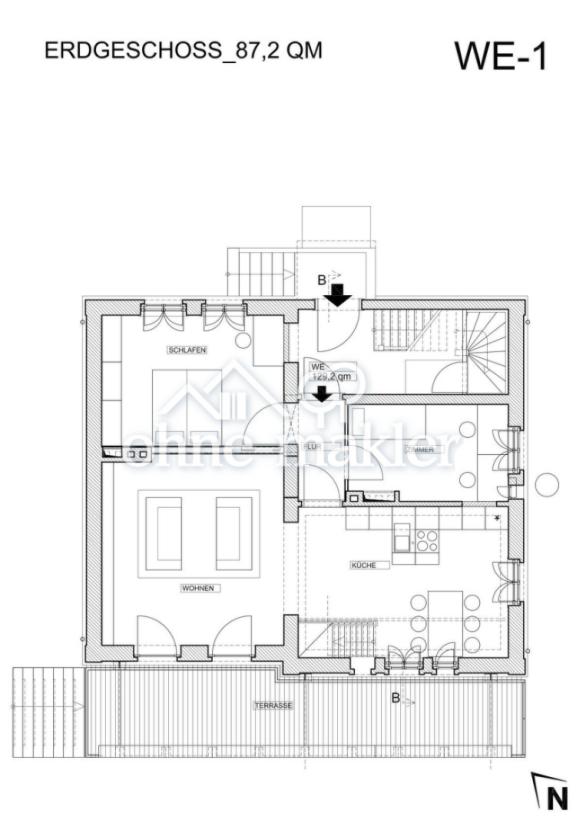 Grundriss EG/Hochparterre