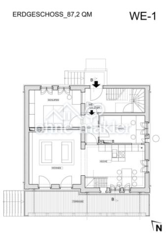 Grundriss EG/Hochparterre