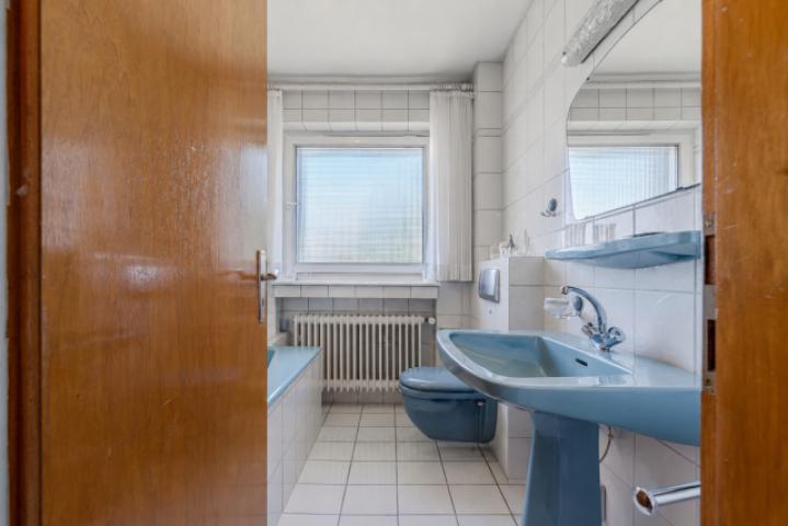 Ansicht Tageslichtbadezimmer Obergeschoss 