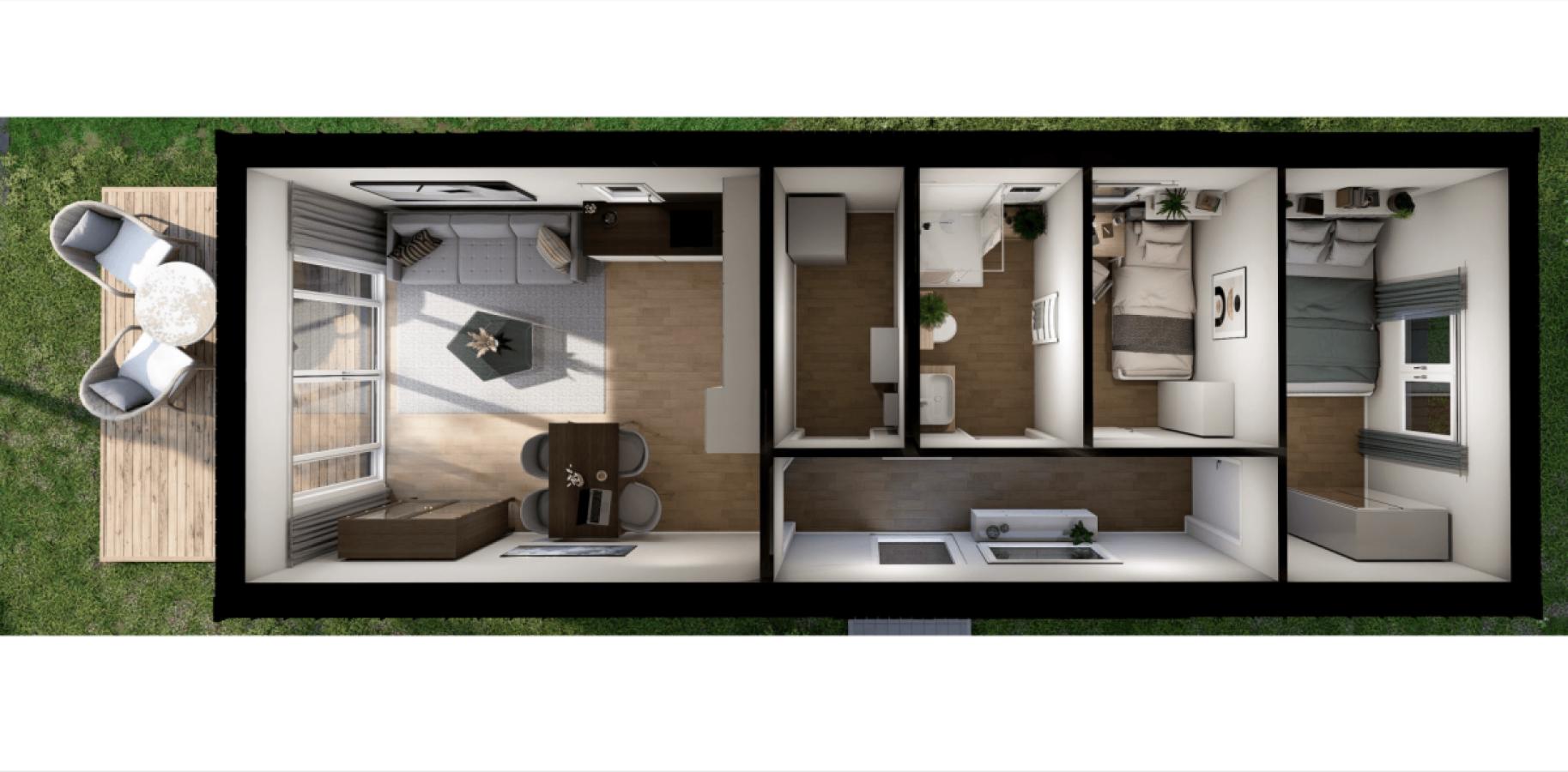 3D-Grundriss-Ansicht