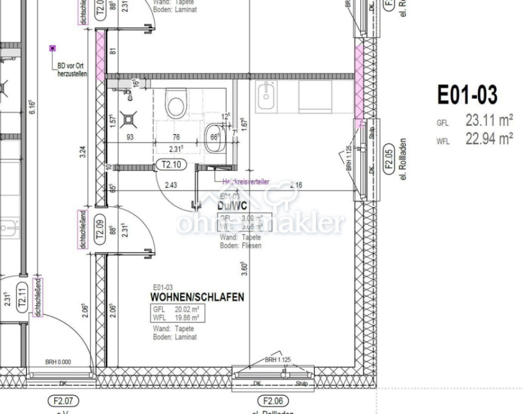 Grundriss Wohnung