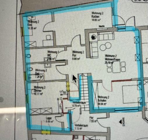 Grundriss Whg. 2