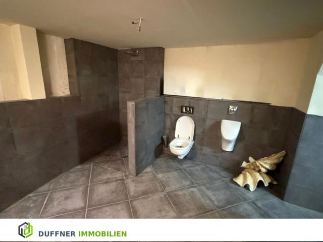 Duschbad im Keller