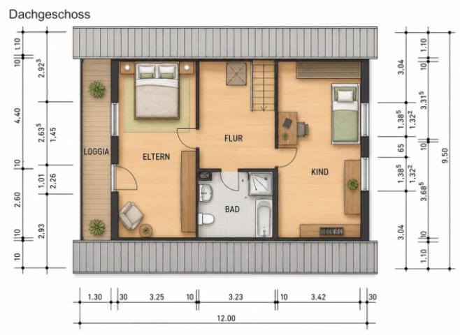 Grundriss DG