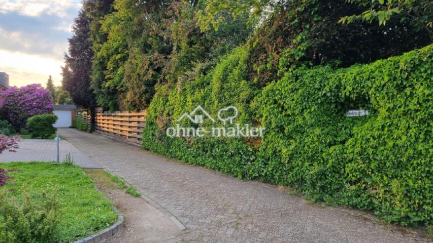 Erschließung über Privatstraße