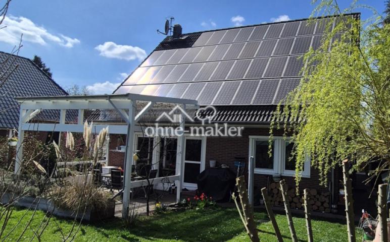 überdachte Terrasse am Haus