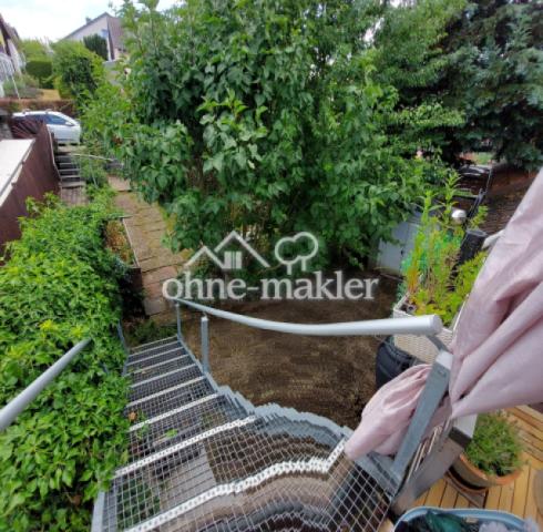 Treppe in den Garten