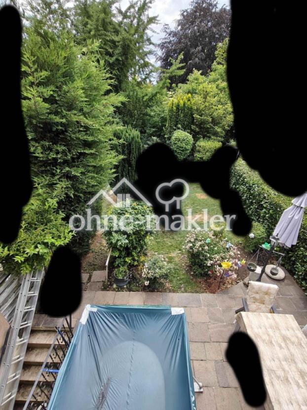 Garten hinter dem Haus