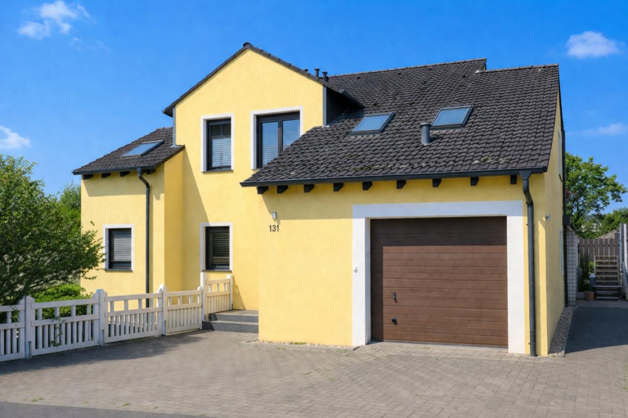 Freistehendes EFH mit Garage