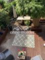 Terrasse hinterm Haus