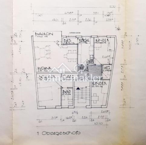 Grundriss 1. Etage