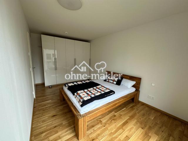 Schlafzimmer mit neuen Möbeln