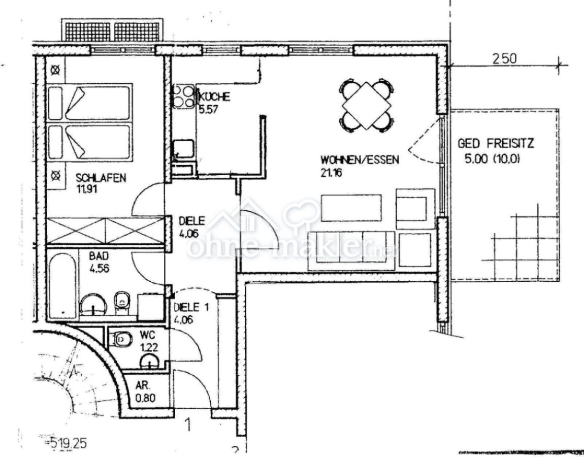 Grundriss Wohnung