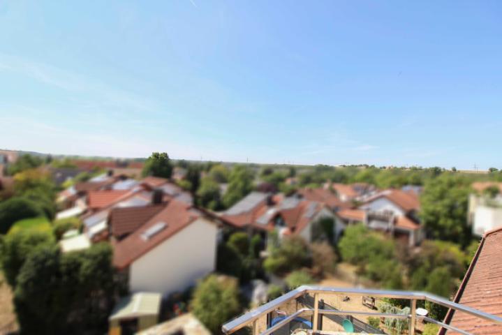 Blick vom Balkon