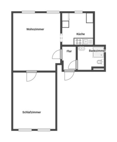 Grundriss Skizze 1. OG Links