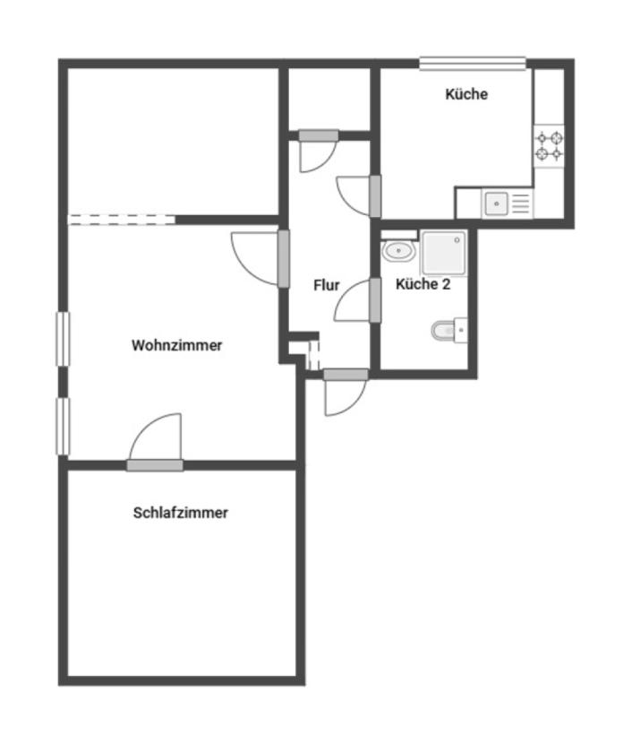 Grundriss Skizze DG links
