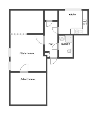 Grundriss Skizze DG links