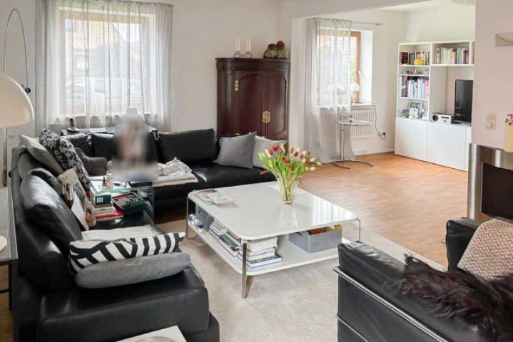 Wohnzimmer bewohnt