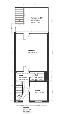 Grundriss Skizze EG