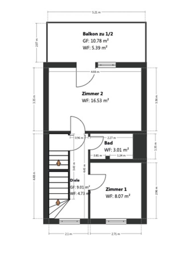 Grundriss Skizze OG