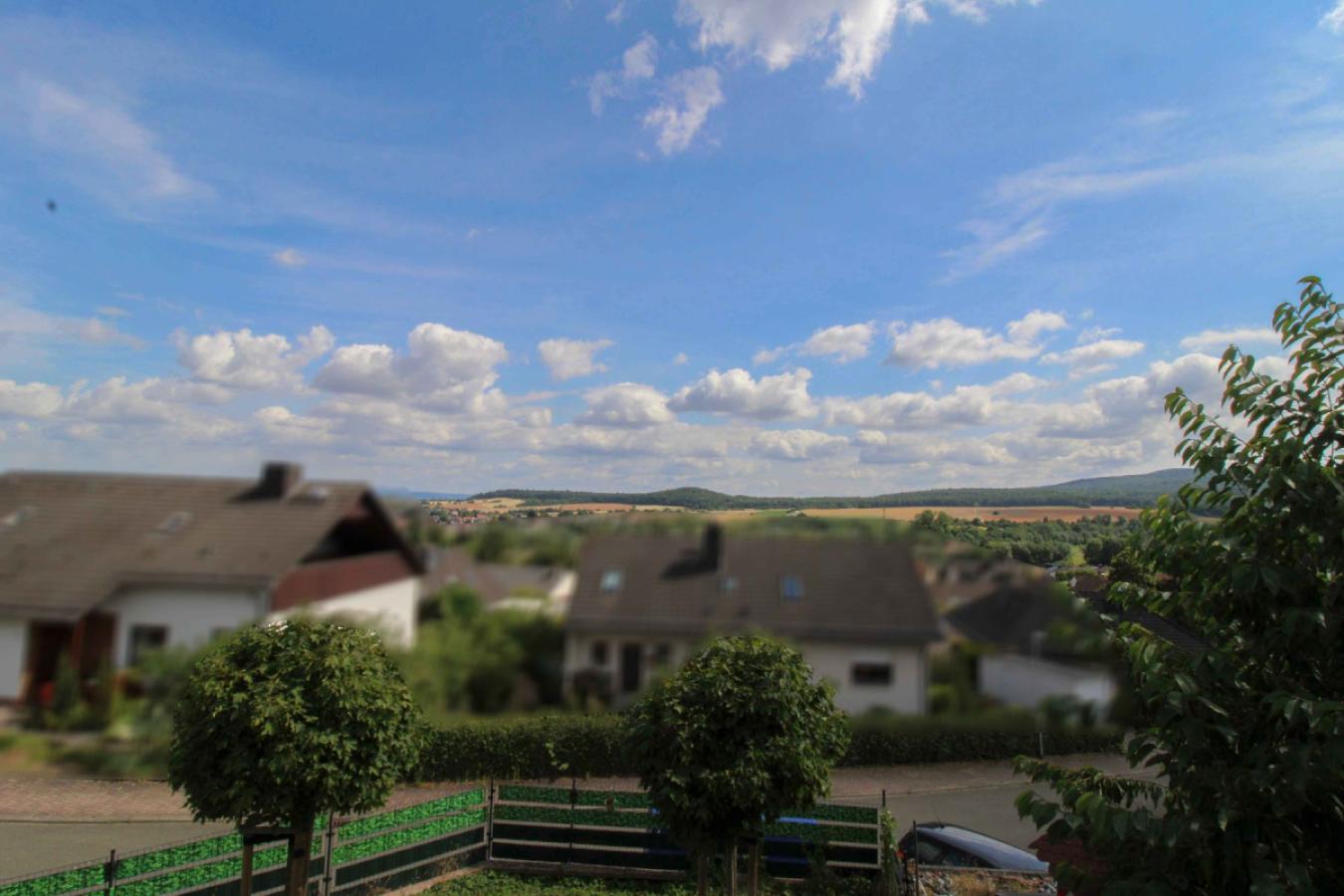 Fernsicht vom Garten