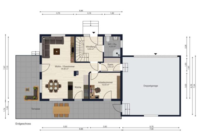 Grundriss, EG