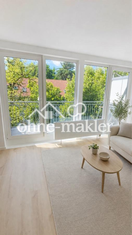 Wohnzimmer möbliert -Visualis.