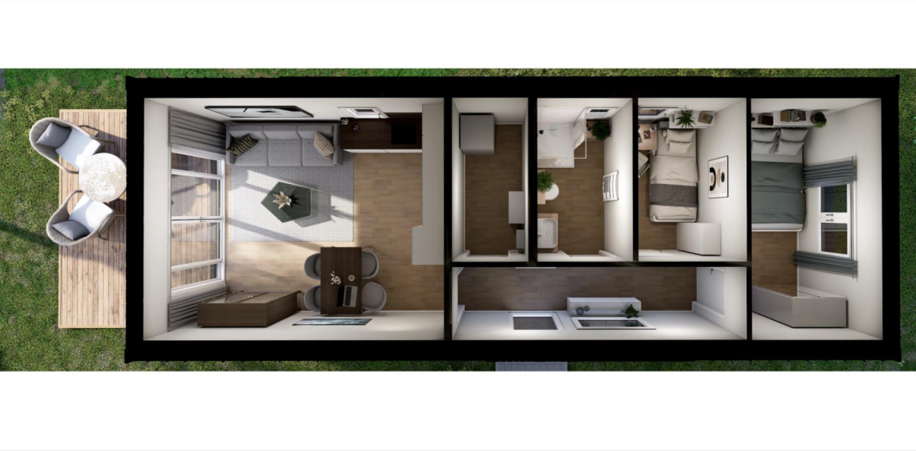 3D-Grundriss-Ansicht