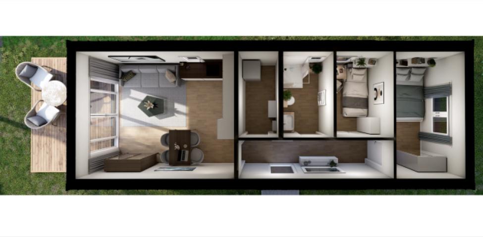3D-Grundriss-Ansicht