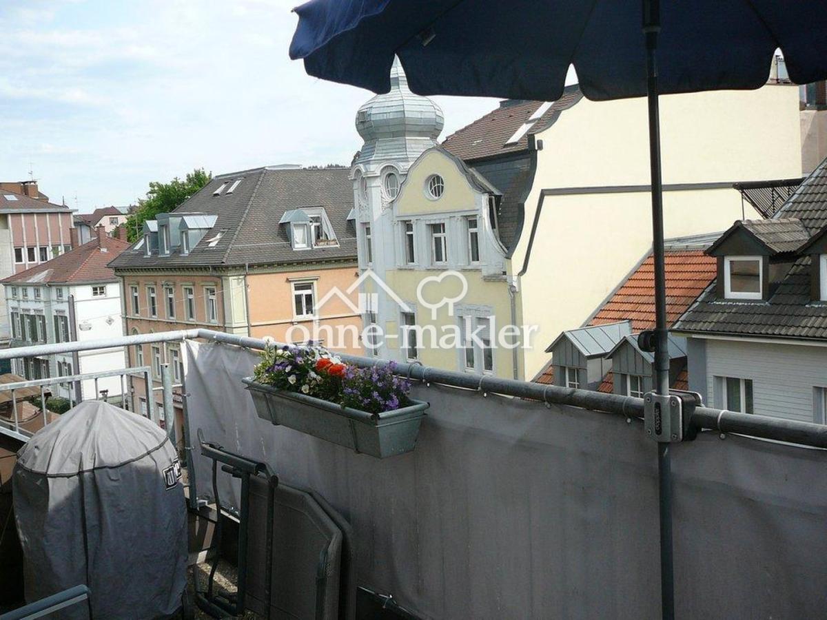 Blick vom Balkon