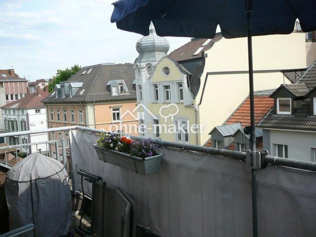 Blick vom Balkon