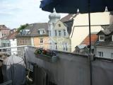 Blick vom Balkon