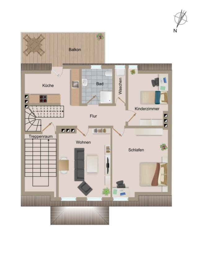 Grundriss 1. DG