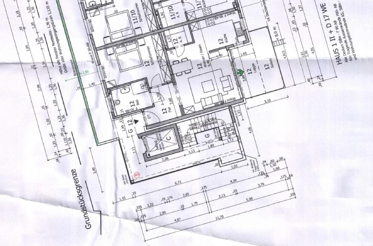Grundriss WE 17