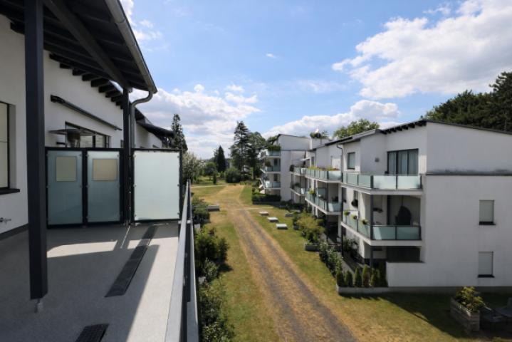 Blick vom Balkon