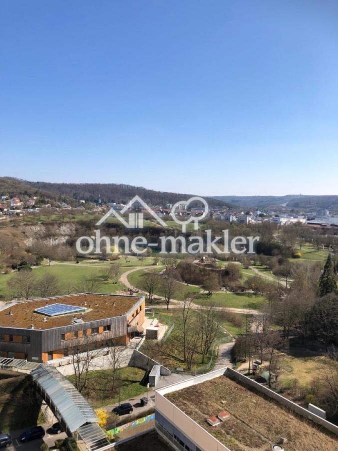 Blick Südbalkon auf Stadtpark