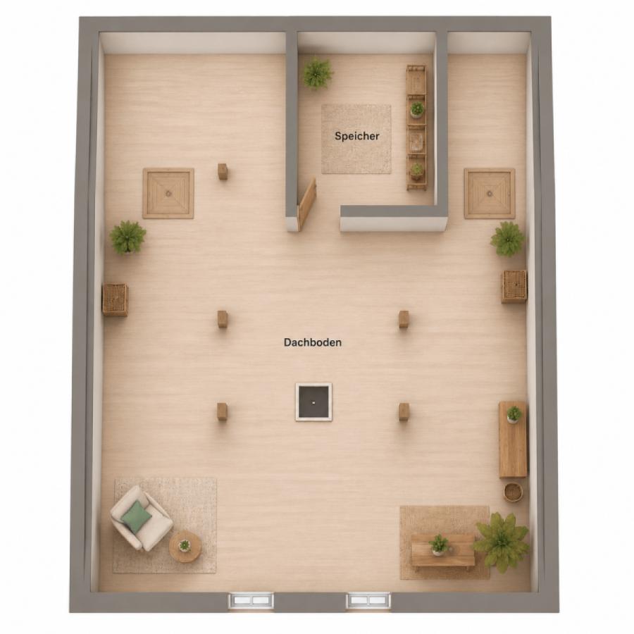 Grundriss Dachgeschoss/ Speicher