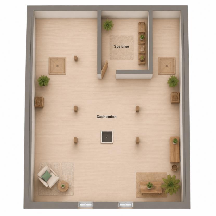 Grundriss Dachgeschoss/ Speicher