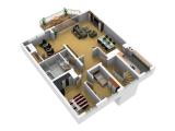 3D-Vermarktungsgrundriss