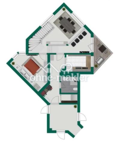 Grundriss 1. Obergeschoss