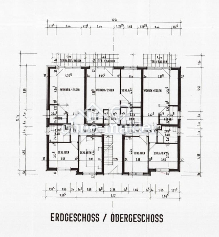 Erd-, und Obergeschoss