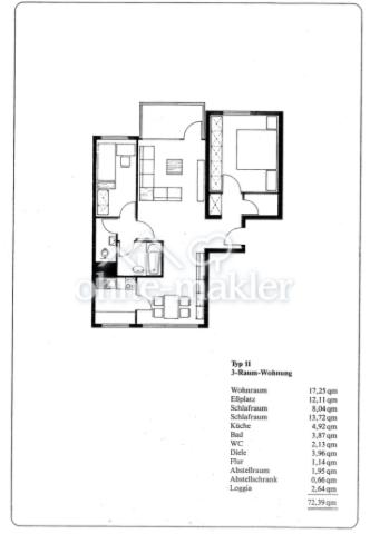 Wohnungsgrundriss